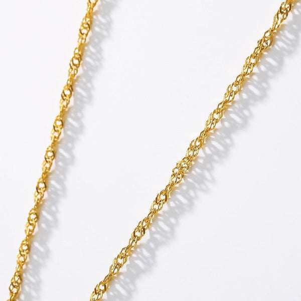 Geometric Letter Medal Pendant Necklace