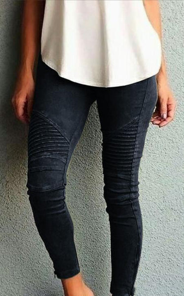 Boya - Pleat Jeggings