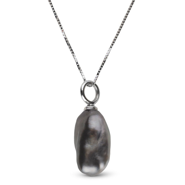 Muse Collection Unique Keshi Tahitian Pearl Pendant