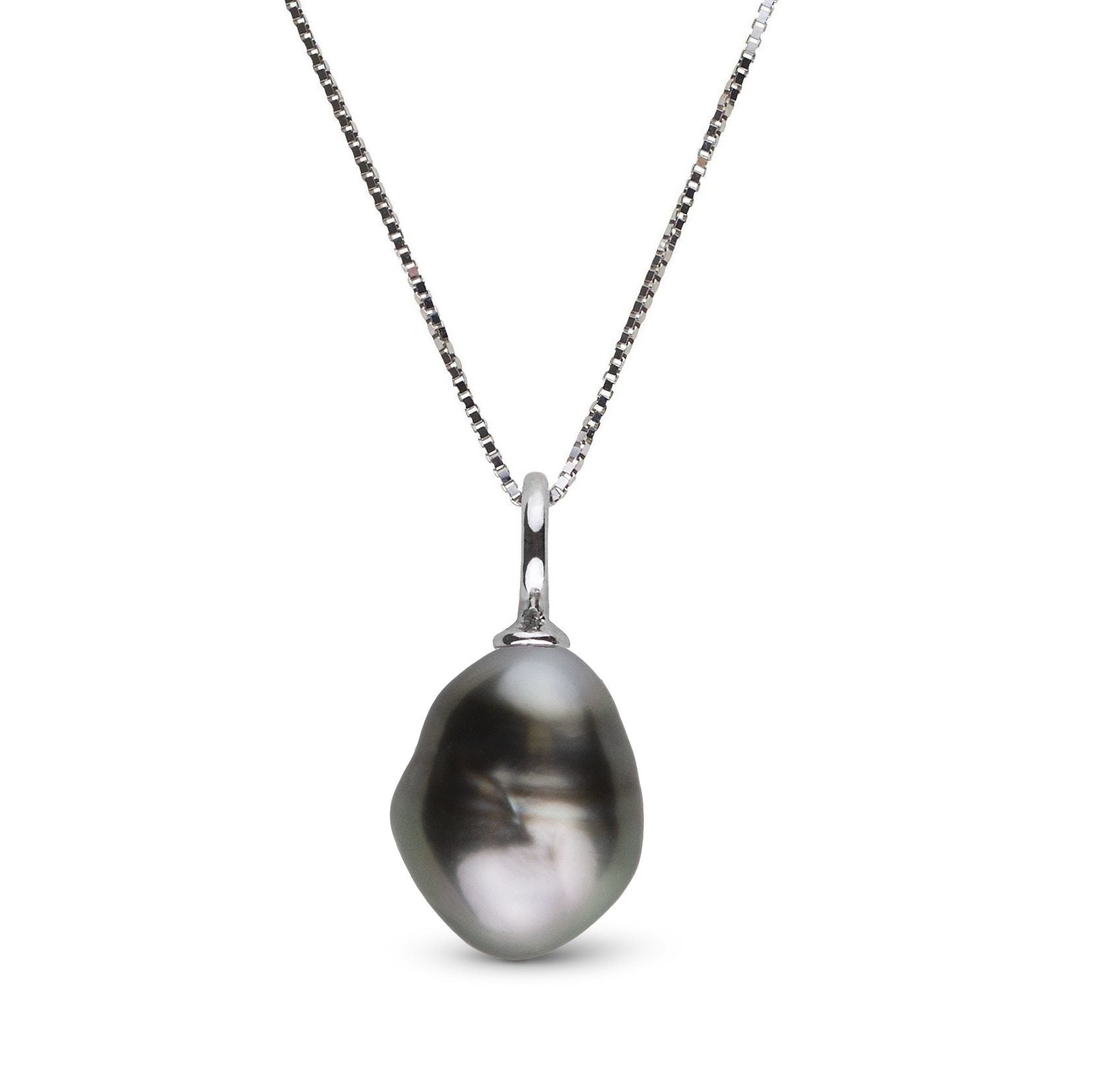Muse Collection Unique Keshi Tahitian Pearl Pendant