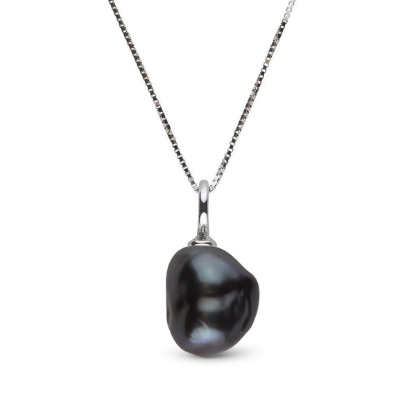 Muse Collection Unique Keshi Tahitian Pearl Pendant