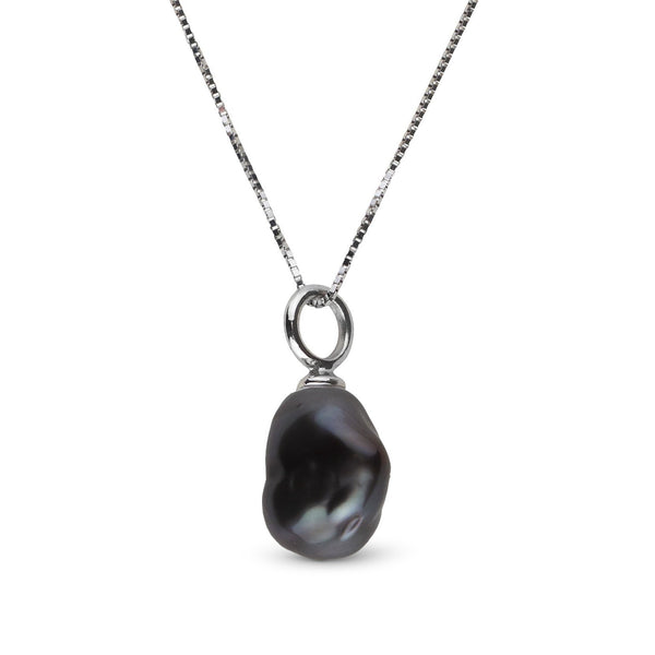 Muse Collection Unique Keshi Tahitian Pearl Pendant
