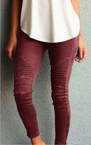 Boya - Pleat Jeggings