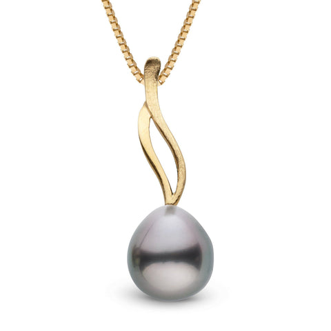 Wisp Collection Tahitian Drop 8.0-9.0 mm Pearl Pendant